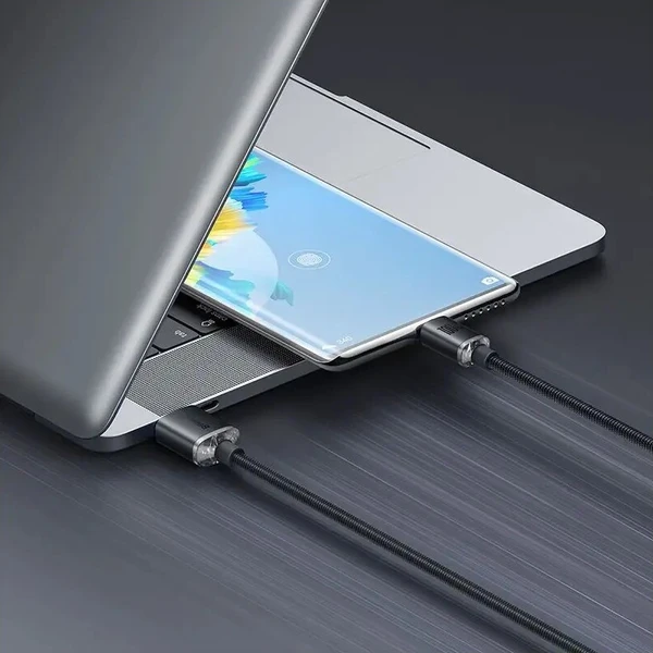Baseus Crystal Shine USB-A/USB-C napájecí kabel 100W 1,2m černý - Kabely a redukce - Obrázek 25b994a882ba4350a7f8a2824f050387