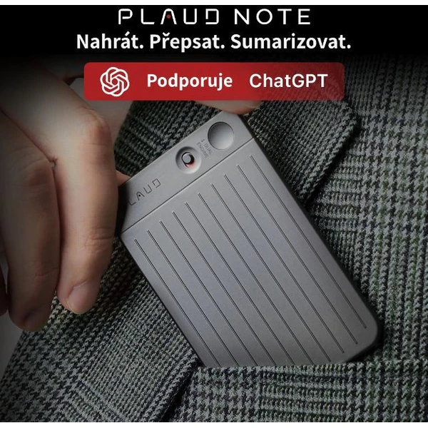 Plaud Note AI záznamník hvězdně bílý - Záznamová zařízení - Obrázek 25c0930aa8994751b284d3fb2854f30d