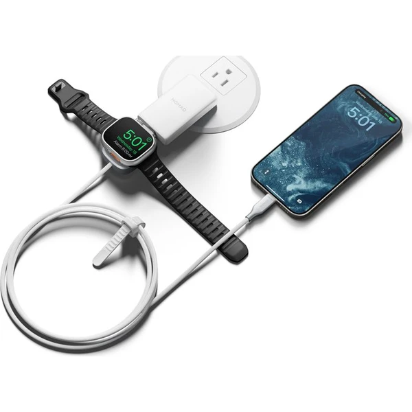 Nomad Universal Cable for Apple Watch, USB-C 100W, 1.5m, bílý - Nabíječky - Obrázek 25c2ef03a0a44528857f46c01f1c3a6d