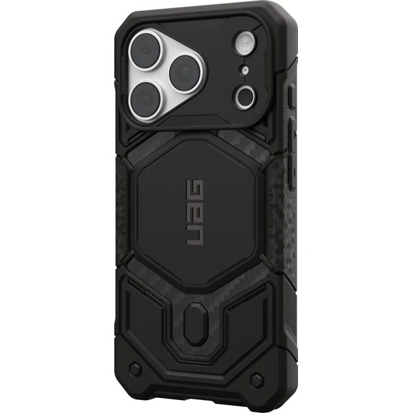 UAG Monarch Pro MagSafe Carbon Fiber kryt iPhone 18 Pro/17 Pro černý - Pouzdra - Obrázek 25d69f553c2140f195dc0a95a2121b0f