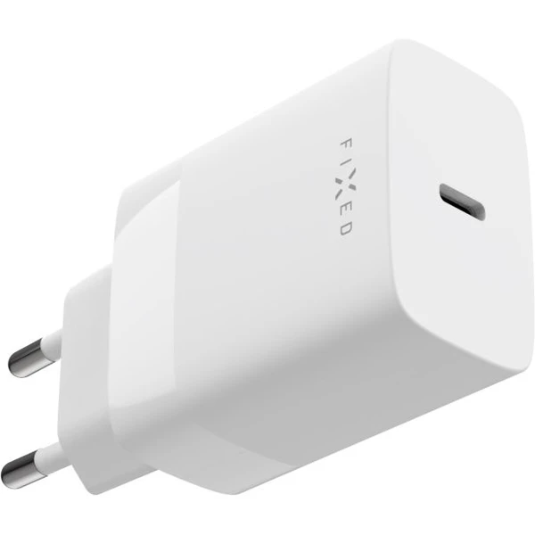 FIXED USB-C PD síťová nabíječka, 30W, bílá - Nabíječky - Obrázek 2604414fe399445db38d59214795966d