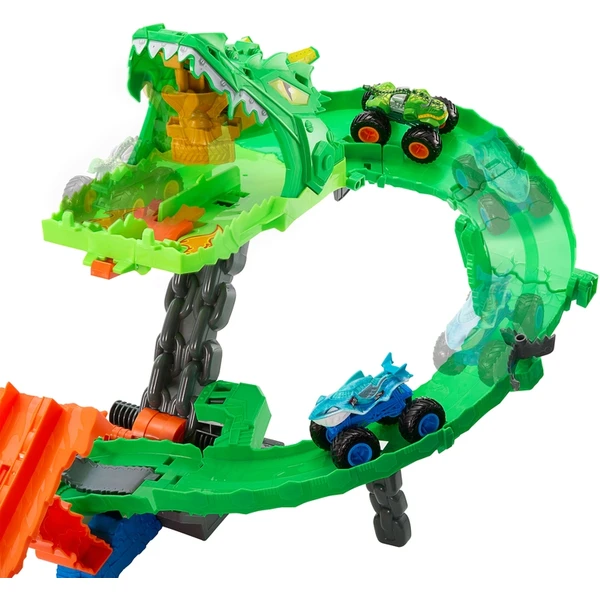 Hot Wheels MONSTER TRUCKS Mattel - Dráha Dračí Zkáza - Hračky - Obrázek 260J000K01