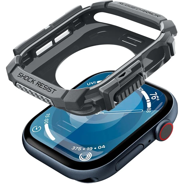 Spigen Rugged Armor kryt pro Apple Watch 10/11 (46mm) tmavě šedý - Pouzdra - Obrázek 26204fbc04734d36af33e39a971ef86c