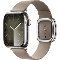 Apple Watch 41/40/38mm Žlutohnědý řemínek s moderní přezkou malý - Řemínky