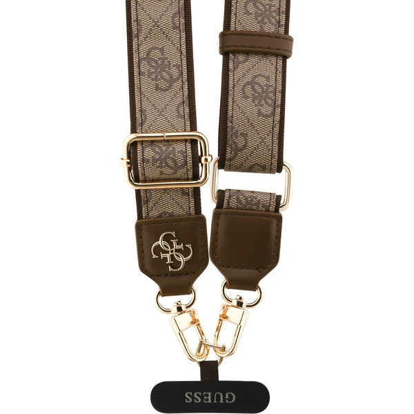 Guess Crossbody popruh PU 4G Metal Logo hnědý - Popruhy a crossbody - Obrázek 26311b46a31641758392e32d1491162e