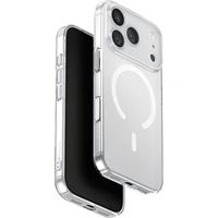 UNIQ Airsuit MagClick MagSafe kryt iPhone 17 Pro Glossy Clear/White - Pouzdra
