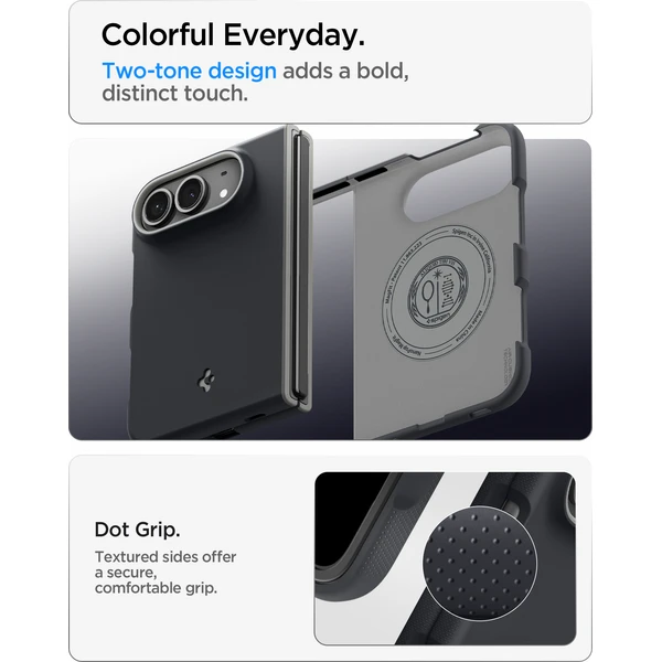 Spigen Nano Pop MagSafe kryt iPhone Duo black sesame - Pouzdra - Obrázek 26470400c7654c21b26d1c66f21b5426