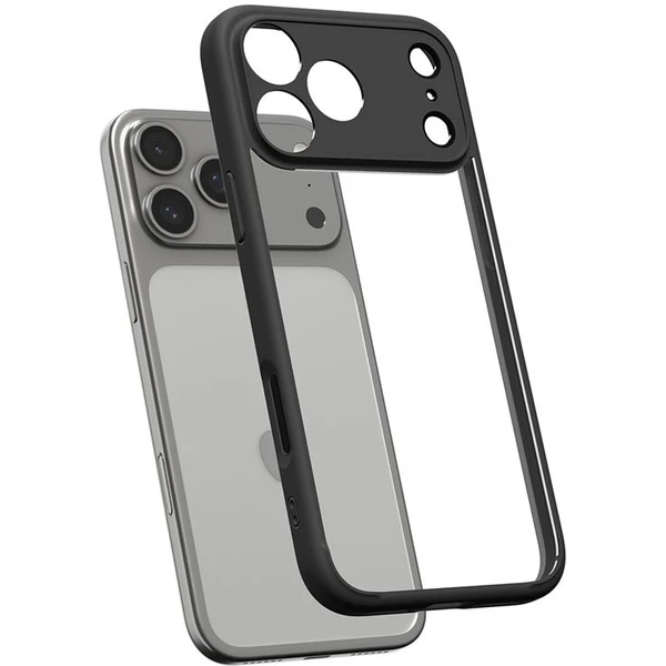 Spigen Ultra Hybrid kryt iPhone 17 Pro matte black - Pouzdra - Obrázek 26547ae08bb64413888842ec5a342833