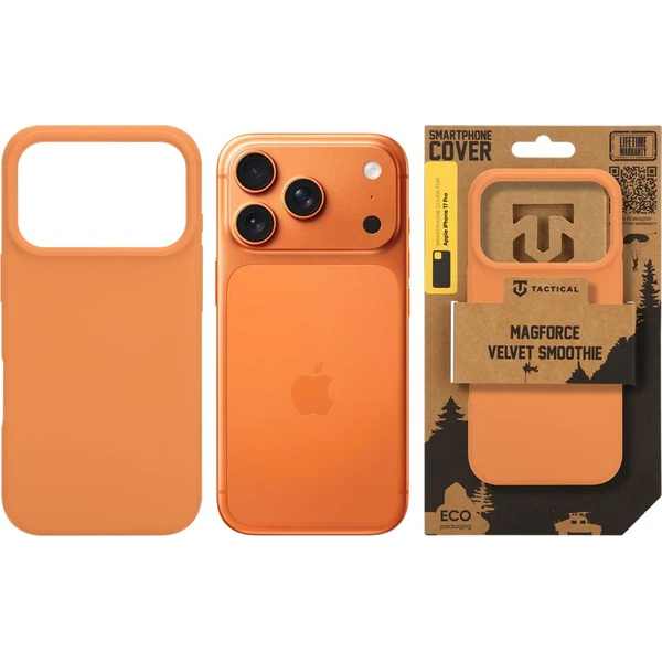 Tactical MagForce Velvet Smoothie kryt Apple iPhone 17 Pro oranžový - Pouzdra - Obrázek 2655813254734fd6b665cdd6fde74be0