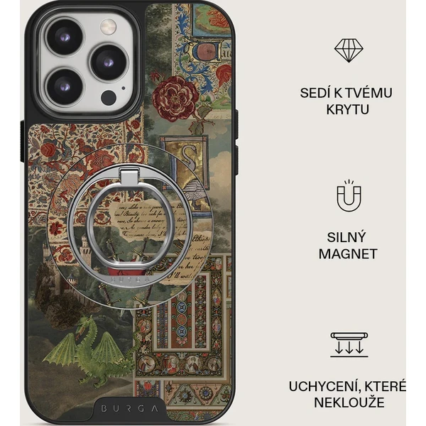 Burga Magnetic Ring držák Oath stříbrný - Držáky - Obrázek 26699ffac2cb41cf81300d40eb283ac3