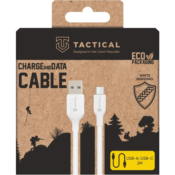 Tactical Stitch Thread USB-A/USB-C napájecí kabel 15W 2m bílý - Kabely a redukce - Obrázek 26845b8573264ecebfeb571791f13fd1
