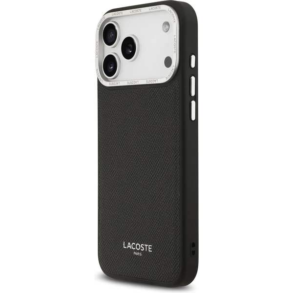 Lacoste PU Leather Champs Elysees MagSafe kryt iPhone 17 Pro Max černý - Pouzdra - Obrázek 26920434a16a4aac92f6dea93d0f43f4