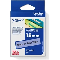 Brother TZe-541 páska černá na modrém 18 mm - Pásky pro štítkovače