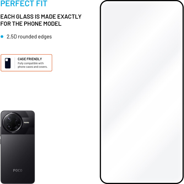 FIXED 2,5D Full-Cover ochranné sklo POCO F7 Pro černé - Ochranné folie a skla - Obrázek 26952f68908a4c15a2435e0a7268b7e5