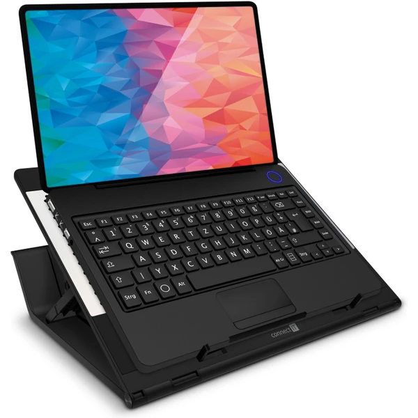 CONNECT IT FrostBlast chladicí podložka pod notebook s modrým podsvícením černá - Chladící podložky - Obrázek 26N0000P01