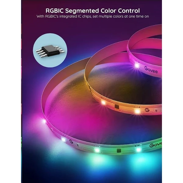 Govee WiFi RGBIC Smart PRO LED pásek 5m - LED pásky - Obrázek 26a742ec5ede41afae148d5779f3efe4