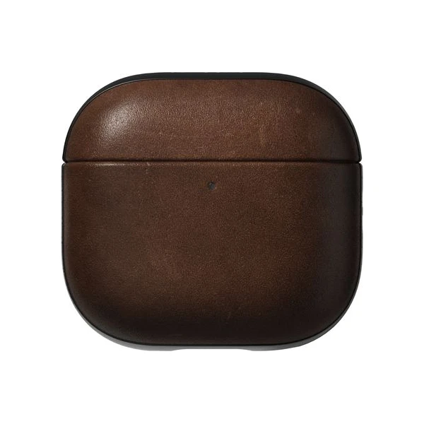Nomad Modern Leather pouzdro Apple Airpods 4 tmavě hnědé - Pouzdra - Obrázek 26a8dce7c2d14c718fc9d5b5ae38cfd5