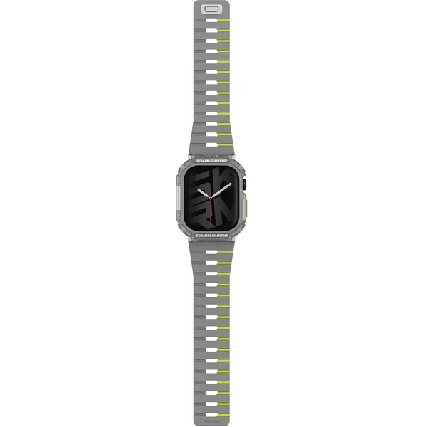 SKINARMA Gemini + Atom řemínek a kryt Apple Watch 46mm limetkový (neonový) - Řemínky - Obrázek 26ad3d0462af4c75b2d7bc69920fc6b5