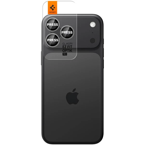 Spigen Glass tR EZ Fit Optik Pro skla iPhone 17-14 Pro/17-14 Pro Max gray (2 ks) - Ochranné folie a skla - Obrázek 26bb918171724f54ab60be3253da70c7