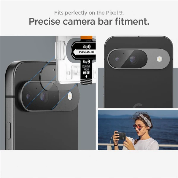 Spigen Glass tR EZ Fit Optik 2 Pack tvrzené sklo na fotoaparát Google Pixel 9 čiré - Ochranné folie a skla - Obrázek 26c5074fee564cc4b305d148c4dc4b55