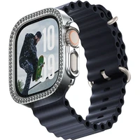 PanzerGlass® SAFE Apple Watch Ultra 3/2/1 bumper rámeček třpytivě stříbrný - Pouzdra
