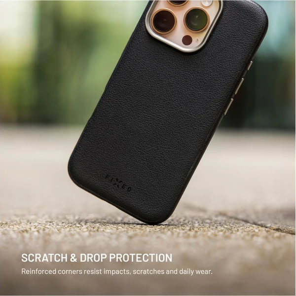FIXED MagLeather kožený kryt s MagSafe Apple iPhone 17 Pro Max černý - Pouzdra - Obrázek 26e05543a8d14c40999e618dd9c5a11f