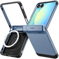 Spigen Tough Armor Pro MagSafe kryt Samsung Galaxy Z Flip7 světle modrý - Pouzdra