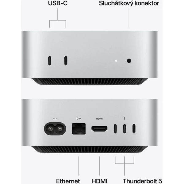 CTO Apple Mac mini / 10Gbps / 1TB SSD / M5 Pro 18xCPU/20xGPU / 48GB - Stolní počítače - Obrázek 26f6ac47a187410188a26dfeb9fd0ee0