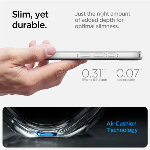 Spigen Crystal Flex MagSafe kryt iPhone 17e/16e bílý - Pouzdra - Obrázek 270e33ad09a64599afc7d575b13dfd1c