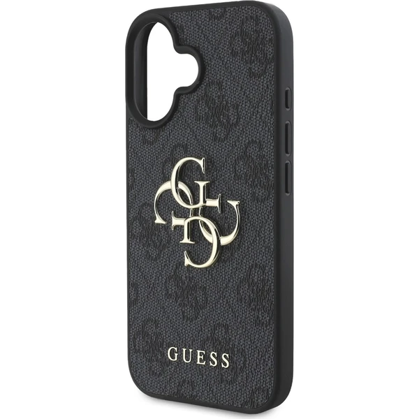 Guess PU 4G Metal Logo kryt pro iPhone 16 Plus šedý - Pouzdra - Obrázek 2712a5b13ac54f3b8880ff1d22d28630
