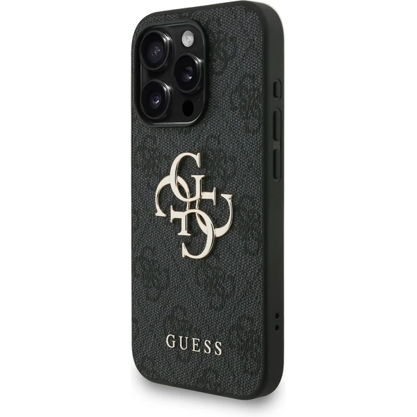 Guess PU 4G Metal Logo Strap kryt iPhone 15 Pro Max černý - Pouzdra - Obrázek 2712d9beeddf4cbe9a66aa270eba4549