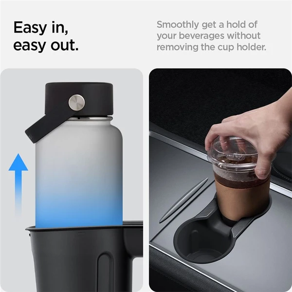 Spigen Center Console Cup Holder Insert Relaxed Grip vložky do držáku nápojů Tesla Model Y/3 - Držáky - Obrázek 27135aff33f94815b05d12767f8567ba