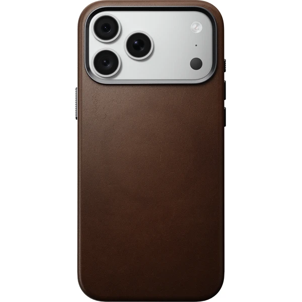 Nomad Traditional Leather MagSafe kožený kryt iPhone 17 Pro Max/18 Pro Max Brown - Pouzdra - Obrázek 2726b38064ae43ee83f9ed0846d0f894