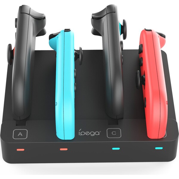 iPega SW2081 nabíjecí stanice pro JoyCon pro Nintendo Switch 1/2 černá - Nabíječky - Obrázek 2743edf7fb8840e8967ee2c3e4e79765