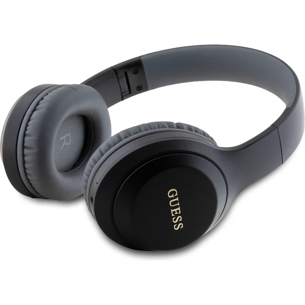 Guess Classic Silver Logo Bluetooth bezdrátová sluchátka černá - Sluchátka - Obrázek 2747617315574cd69c293715b107df6e