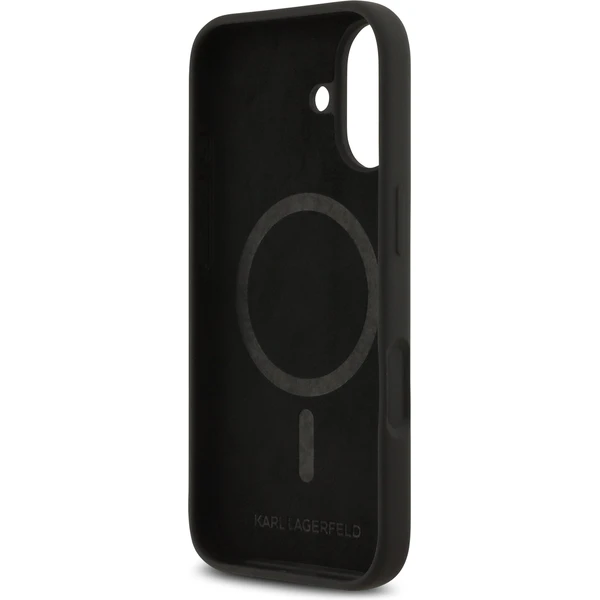 Karl Lagerfeld Liquid Silicone K&CH Sketch MagSafe kryt iPhone 17 černý - Pouzdra - Obrázek 278e438618c445dfb9bfec6e72addd82