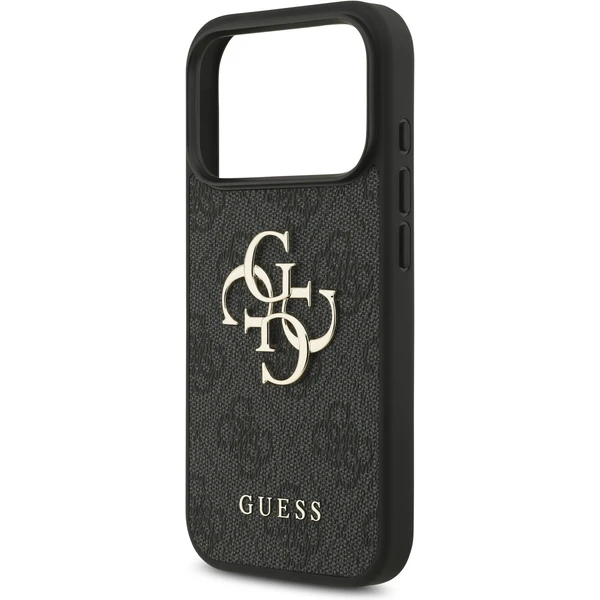 Guess PU 4G Metal Logo Strap kryt iPhone 17 Pro černý - Pouzdra - Obrázek 278fea9be00a41db8b2ee4060547ab9d
