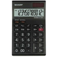 Sharp EL124TWH Kalkulačka černá - Kalkulačky