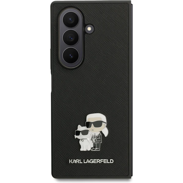 Karl Lagerfeld PU Saffiano Karl and Choupette kryt Samsung Galaxy Z Fold 7 černý - Pouzdra - Obrázek 27a7e71073de4aec81822584a4bcd695