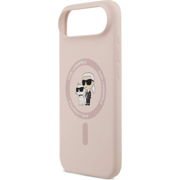 Karl Lagerfeld Liquid Silicone Karl and Choupette MagSafe kryt iPhone Air růžový - Pouzdra - Obrázek 27b4fc7bedea4254ba07310362ddd65e