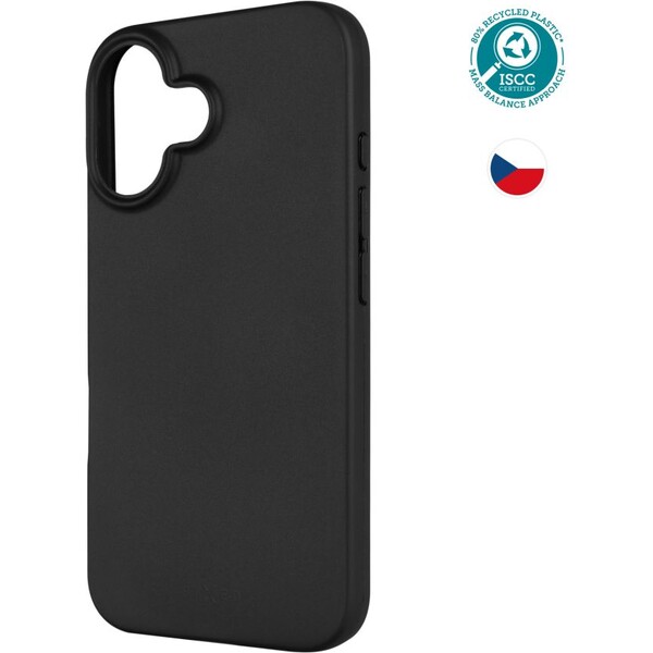 FIXED ReStory TPU recyklovaný kryt Apple iPhone 16 černý