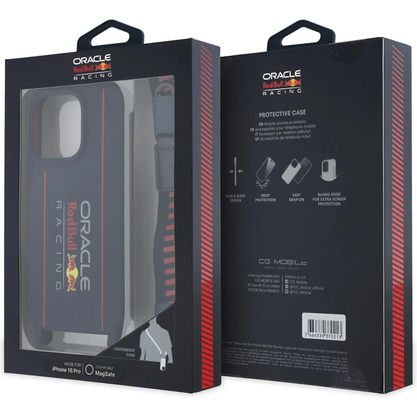 Oracle Red Bull Racing Silicone Vertical Logo MagSafe zadní kryt + Crossbody popruh iPhone 16 Pro mo - Pouzdra - Obrázek 280d42790f414bd1ac06a9a97da538c8