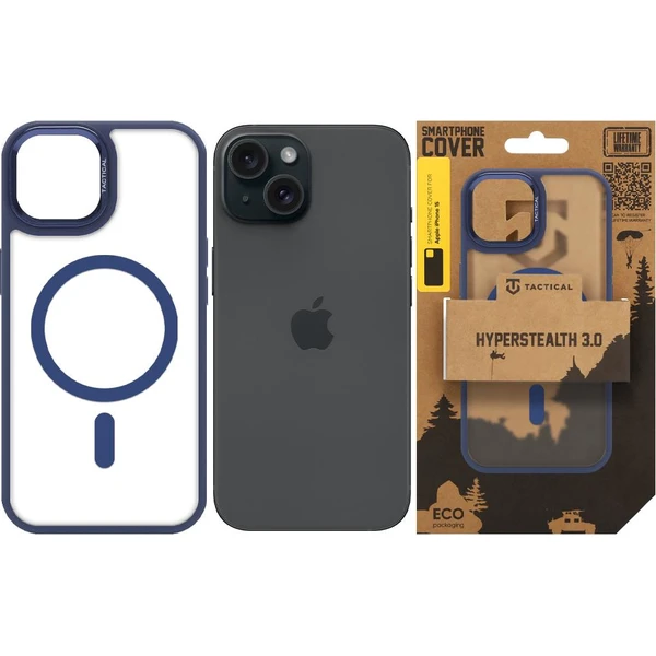 Tactical MagForce Hyperstealth 3.0 MagSafe kryt Apple iPhone 15 Deep Blue - Pouzdra - Obrázek 280dea2782f845acb72ba9a28fbe82bc