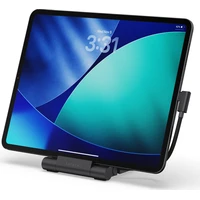 Satechi OntheGo Foldable Stand Hub dokovací stanice pro iPad (100W) vesmírně černá - Dokovací stanice