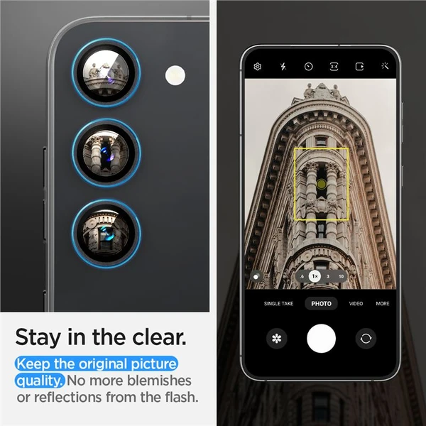 Spigen Glass EZ Fit Optik Pro 2 Pack sada skel Samsung Galaxy S23/S23+/S24 - Ochranné folie a skla - Obrázek 2821000J01