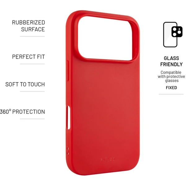 FIXED Story silikonový kryt Apple iPhone 17 Pro červený - Pouzdra - Obrázek 283e8155215e47a2b780ecc255dbb291