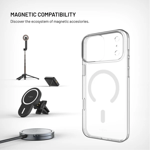 FIXED MagShell ultratenký kryt s MagSafe Apple iPhone 17 Pro Max čirý - Pouzdra - Obrázek 28437584debf41d28aa999888ed7c572