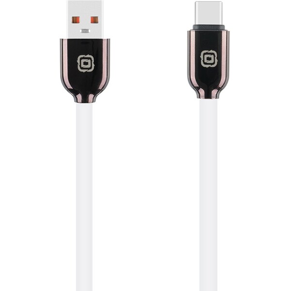 OBAL:ME Sleek USB-A/USB-C kabel bílý