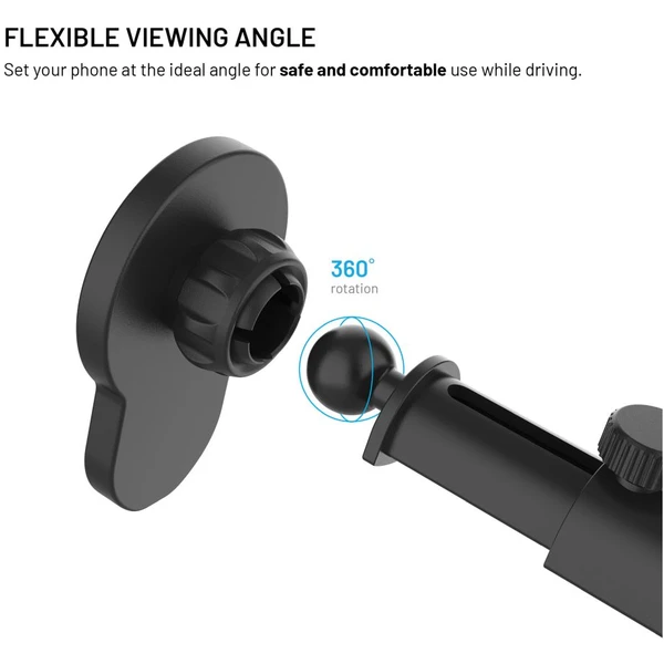 FIXED MagClick XL držák s bezdrátovým nabíjením a MagSafe černý - Držáky - Obrázek 285e7653b5bc4520a80ab0947e1ccc01