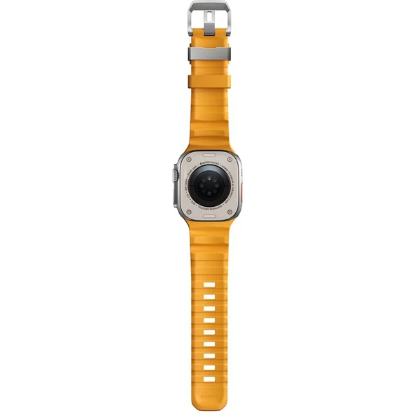 Nomad Rocky Point Band řemínek Apple Watch 49/45/44/42mm stříbrný/žlutý - Řemínky - Obrázek 2864555501b64887ae5903e6f0d7899c